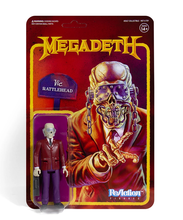 Megadeth Vic Rattlehead ReAction Figure