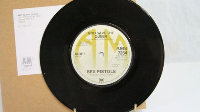 Sex Pistols / God Save The Queen [1977 A&M] - Photo by WESSEX AUCTION ROOMS