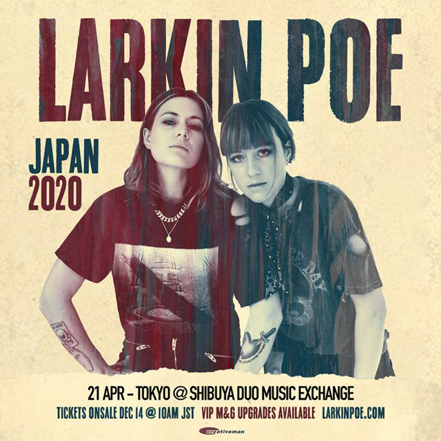 Larkin Poe - Japan 2020