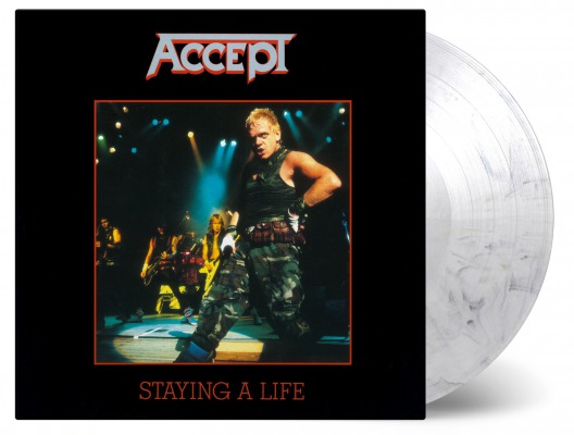 Accept / Staying a Life [180g LP / smoke-coloured (transparent & black mixed) vinyl]