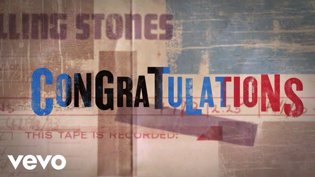 The Rolling Stones - Congratulations (Lyric Video)