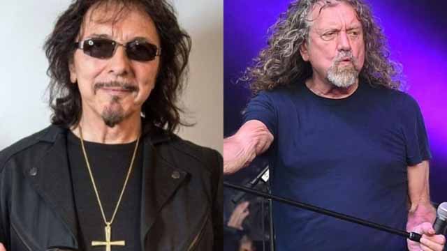 Tony Iommi and Robert Plant