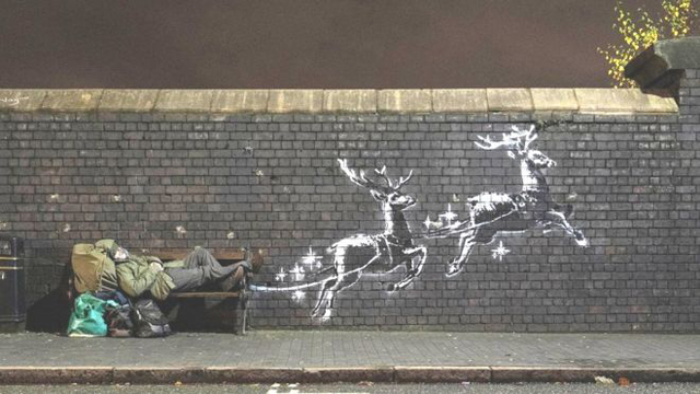 Banksy - God bless Birmingham