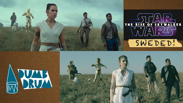 Star Wars: The Rise of Skywalker trailer sweded side by side comparison