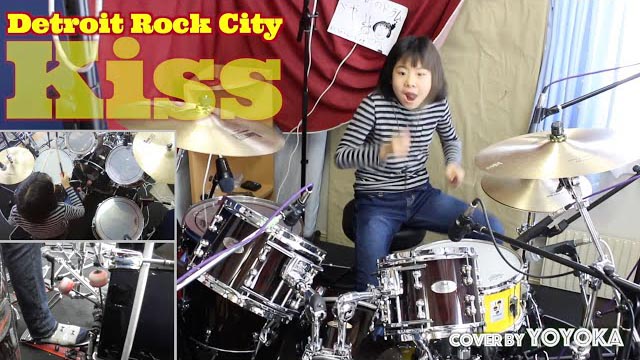Detroit Rock City - Kiss / Cover by Yoyoka, 10 year old