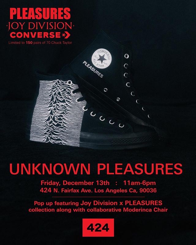 PLEASURES - Joy Division x Converse Chuck 70s