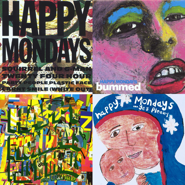 Happy Mondays / Squirrel and G-Man Twenty Four Hour Party People Plastic Face Carnt Smile (White Out)、Bummed、Pills 'n' Thrills and Bellyaches、Yes Please!
