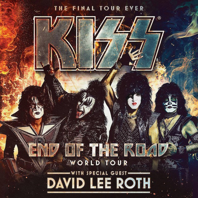 Kiss End Of The Road World Tour 2020 Tour with David Lee Roth