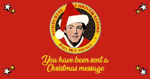 ポール マッカートニー Wonderful Christmastime 付きクリスマス メッセージ用の特設サイト開設 Amass