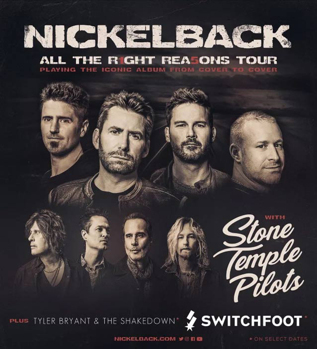 Nickelback - All the Right Reasons Tour 2020