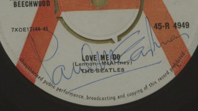 First Beatles record to be played on the radio is sold for £17,000 - Credit: PA