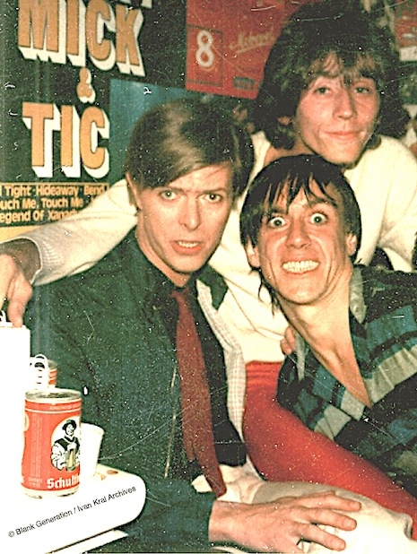 David Bowie, Iggy Pop, and Ivan Kral in Berlin, 1979