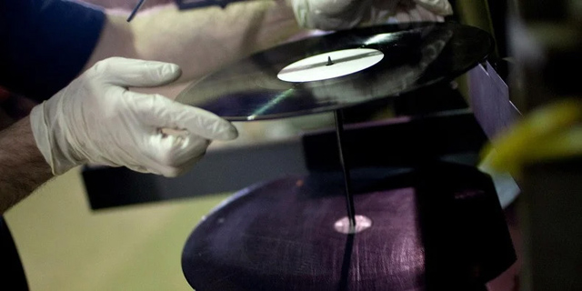 Vinyl record pressing plan (Scott Eells/Bloomberg via Getty Images)