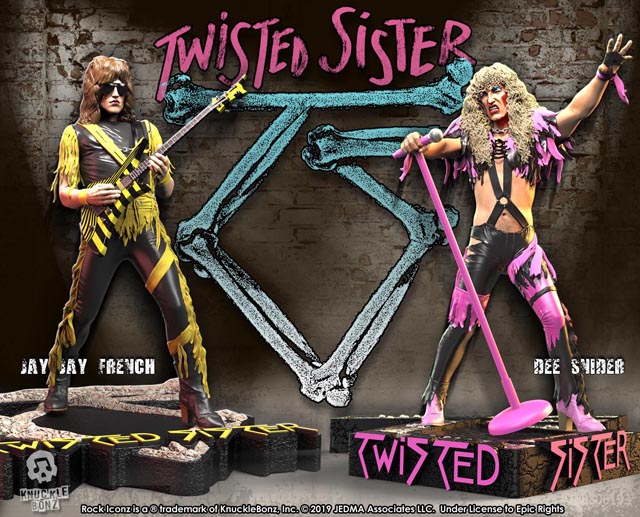Twisted Sister Rock Iconz Set (2 Statues)