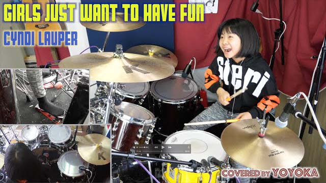 Girls Jast Want to Have Fun - Cyndi Lauper / Cover by Yoyoka, 10 year old