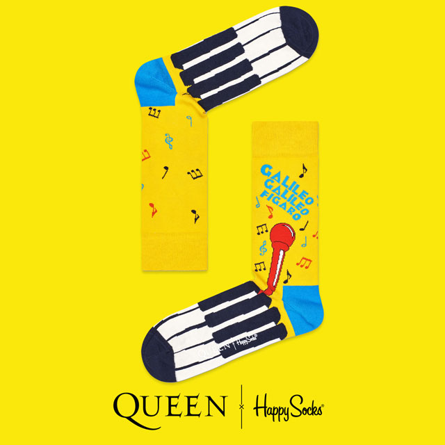 The Happy Socks x Queen collection - Bohemian Rhapsody Happy Socks