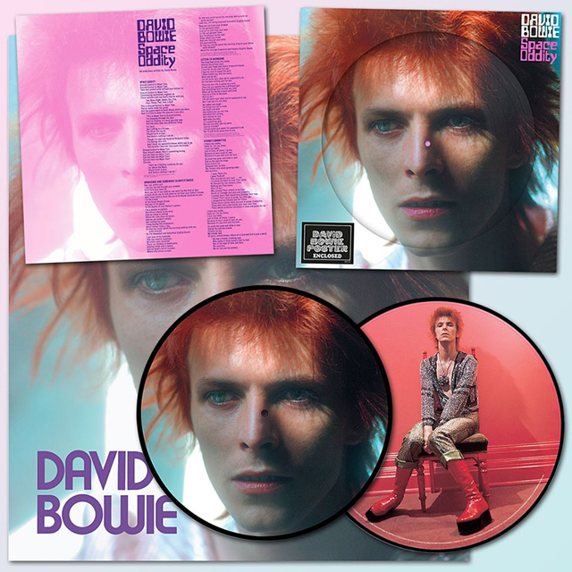DAVID BOWIE / SPACE ODDITY 1972 PICTURE DISC
