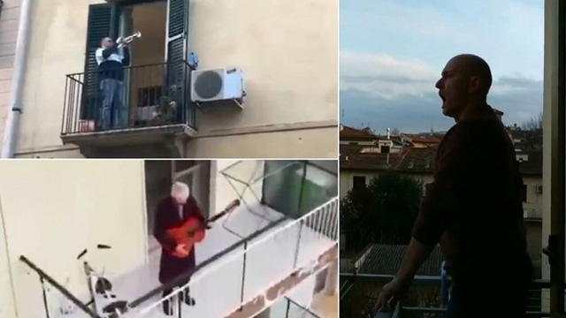 Italian Citizens Start Performing Music From Their Windows and Balconies Amid Coronavirus Lockdown