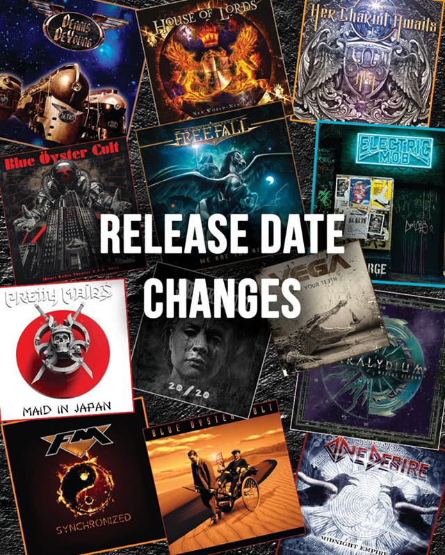 Frontiers Music srl - release date changes