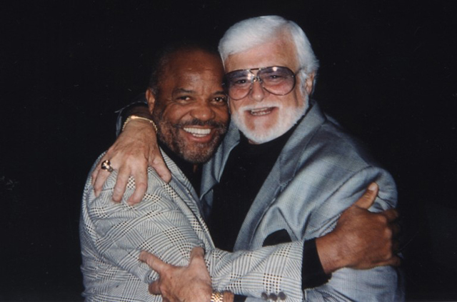 Motown founder Berry Gordy with label sales exec Barney Ales.
