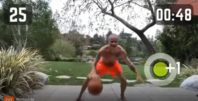 Red Hot Chili Peppers' Flea - Basketball Training (April 20, 2020)