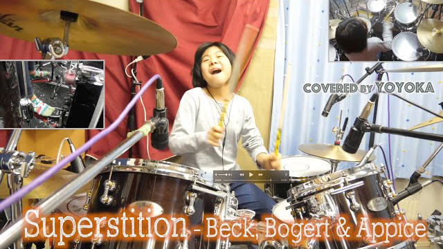 Superstition- Beck Bogert & Appice / Covered by Yoyoka, 10 year old