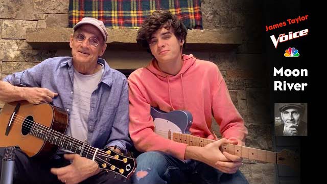 James Taylor and son Henry