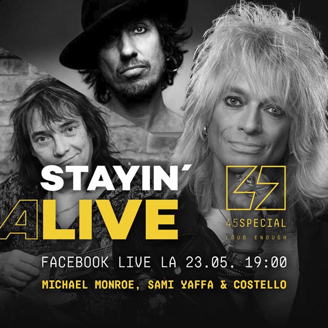 Michael Monroe, Sami Yaffa & Costello - Stayin' Alive
