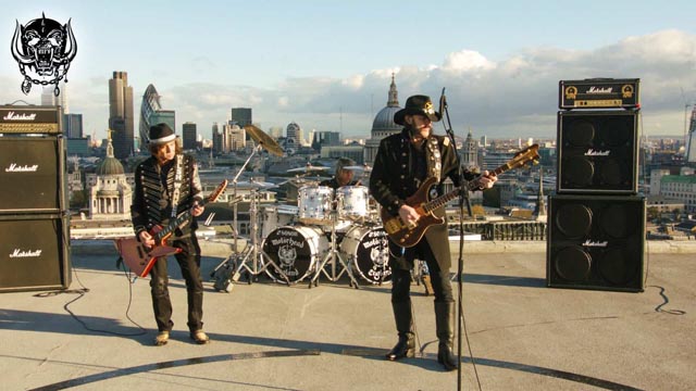 Motörhead - Image taken at the video shoot for the official “Get Back In Line” video