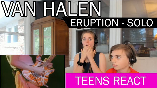 Teens Reaction - Van Halen ( Eruption ) Solo - Live
