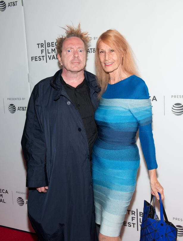 John Lydon and  Nora Forster