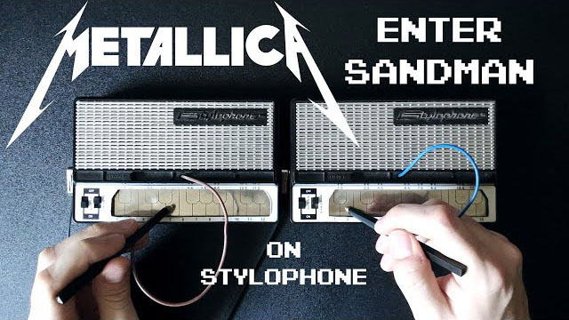 maromaro1337 - Metallica - Enter Sandman (Stylophone cover w/ solos)