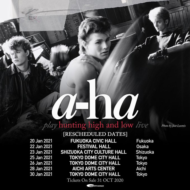 a-ha play Hunting High & Low live