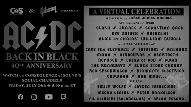 AC/DC Back in Black 40th Anniversary: A Virtual Celebration
