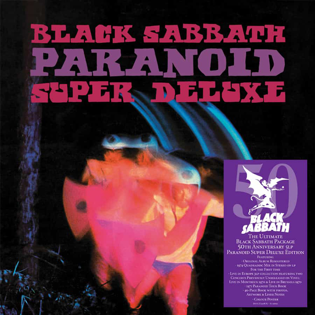 ブラック サバス Paranoid 50周年記念スーパー デラックス ボックスセット Cd アナログ盤で発売 Amass