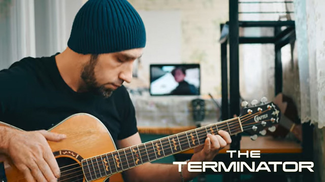 Dmitry Levin / THE TERMINATOR ON ONE GUITAR | Percussive Fingerstyle Guitar (4K)