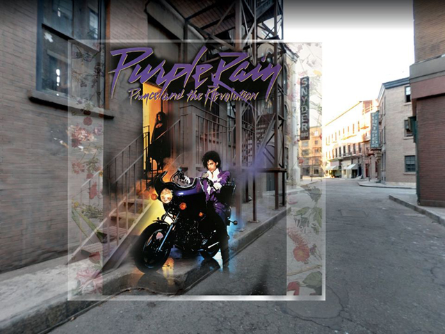 Prince Purple Rain + Google Street Views