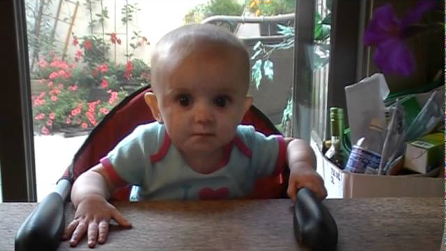 Baby reacts to Tom Waits - Sonja Leavitt