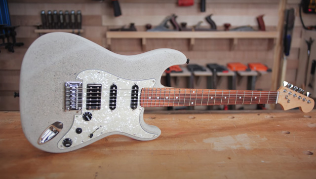 Crafted Workshop’s concrete guitar