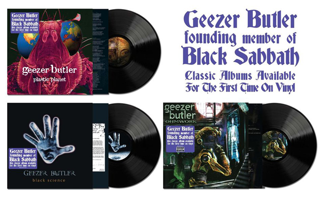 Geezer Butler’s Three Solo Albums Vinyl Release