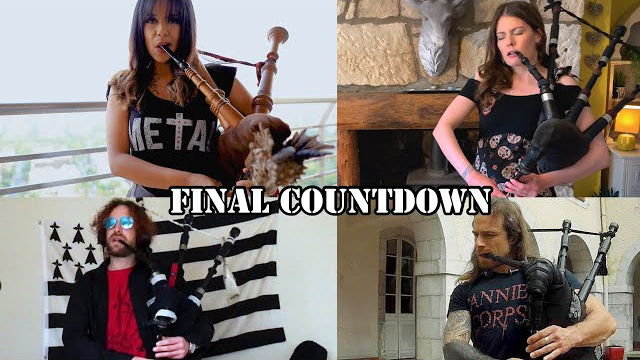 The Final Countdown (Bagpipe Cover) - The Snake Charmer feat. Celtica Nova & Skiltron