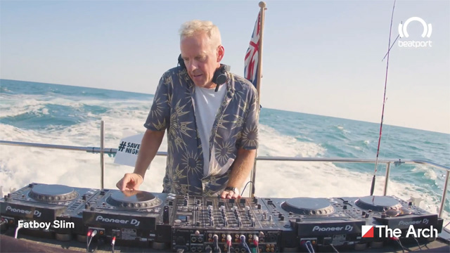 Fatboy Slim recorded live from a fishing boat in the English Channel