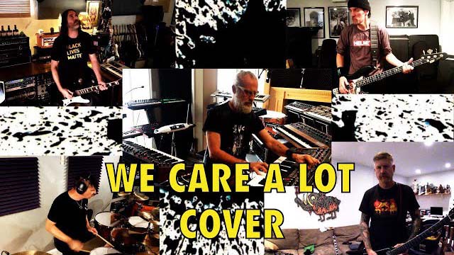 Anthrax, Korn, Mastodon, Men Without Hats, Refused, Run DMC, Filter and more cover We Care a lot!