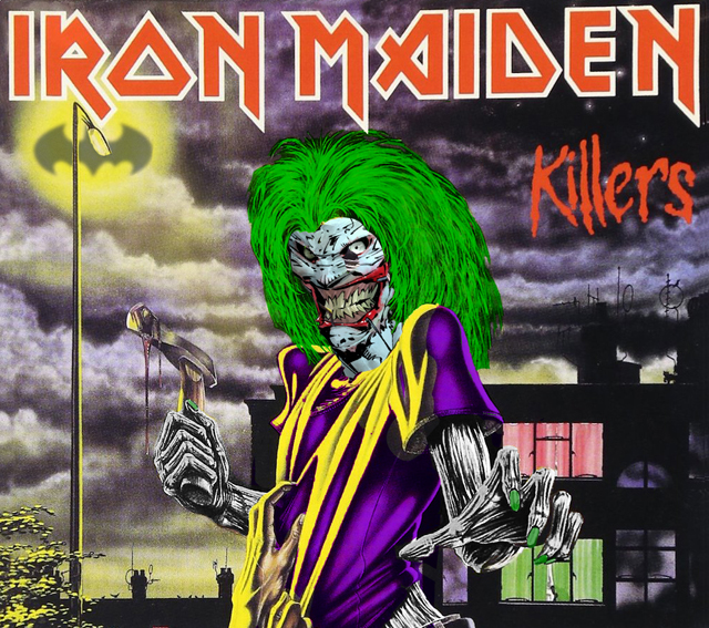 The Joker as Eddie on Iron Maiden’s Killers