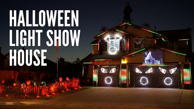 This is Halloween - Halloween Light Show House 2020 Riverside, CA
