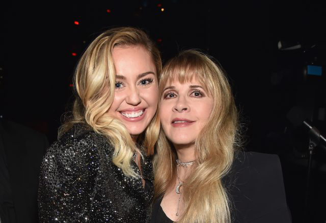 Stevie Nicks and Miley Cyrus - CREDIT: Kevin Mazur/Getty Images for NARAS