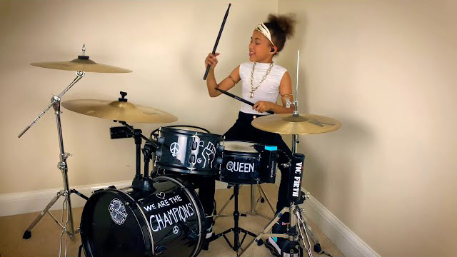 Nandi Bushell / We Are The Champions by Queen - Drum Cover