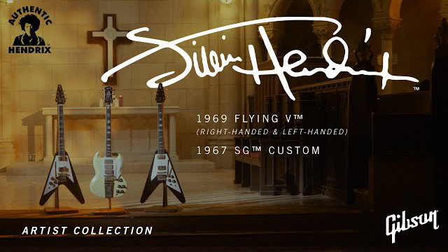 Gibson Custom Jimi Hendrix 1967 SG Custom & 1969 Flying V