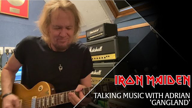 Iron Maiden - Talking Music with Adrian Smith - 'Gangland'