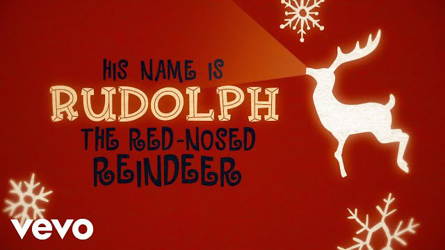 The Temptations - Rudolph The Red-Nosed Reindeer (Lyric Video)